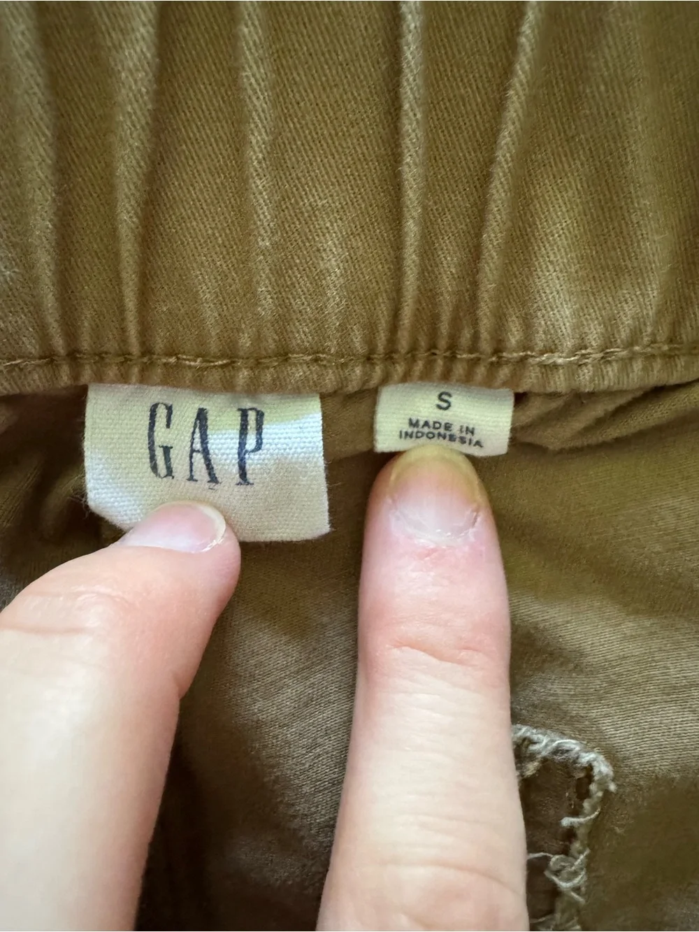 GAP Factory Ermine High Rise Easy Wide-Leg Khakis